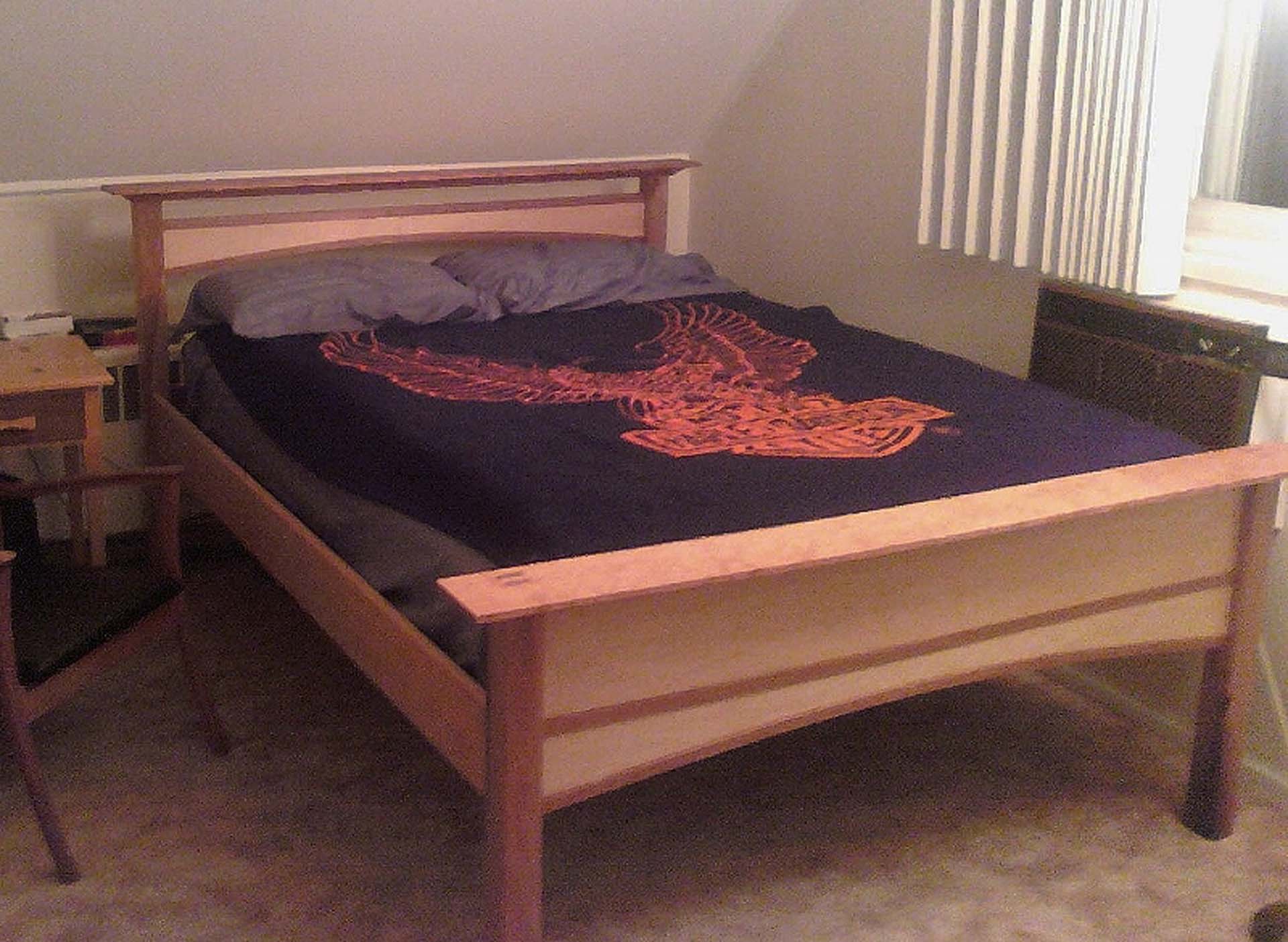 Cherry-Asian-Craftsman-Bed